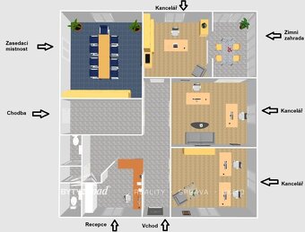 Pronájem Kancelářských prostor velikosti 205 m2 v Mýtě poblí - 17