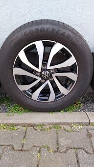 Alu kola originál 5x100 r15 vw Polo letní pneu - 17