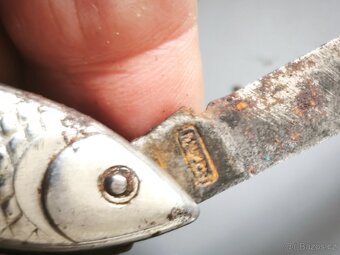 Staré kapesní nože,lžíce. - 17