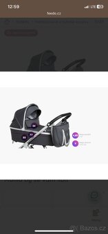 Kočárek kombinovaný BabyDesign Bueno tyrkys - 17