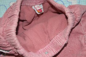 98 104 oteplené kalhoty džíny čepice rukavice - 17