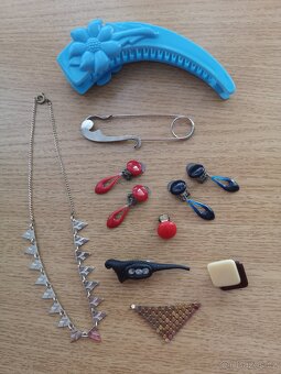 Vánoční řetězy, baňky, ubrusy,...retro - 17