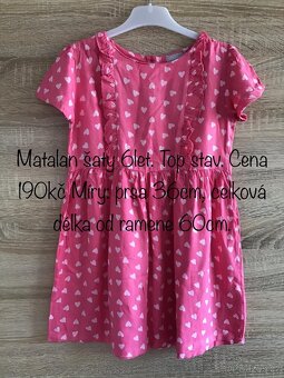 Dívčí šaty a sukně vel. 116 - 17