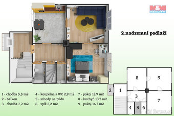 Prodej rodinného domu, 140 m², Smečno, ul. Komenského - 17