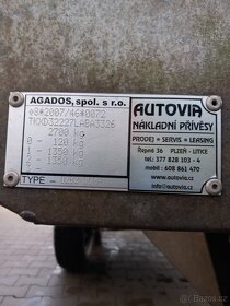 Přívěsný vozík AGADOS, rv 2020 DPH, TOP - 17