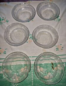 Misky , tácy , talíře - sklo/porcelán - 17