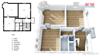 Prodej rodinného domu, 110 m²,Děčín-Letná, ul. J. z Poděbrad - 17