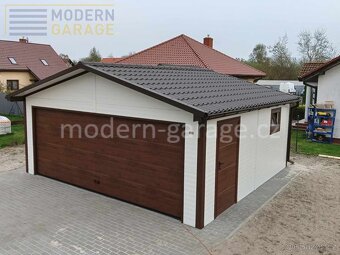 Zateplené montované garáže PIR 4x6/6x6m celá ČR - 17