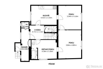Nymburk, prodej RD 4+1+ garáž, 90 m2, na pozemku 457 m2, okr - 17