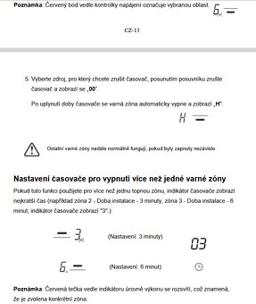 Indukční varná deska Mora VDIS653C - 17