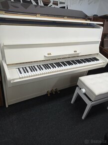 Bílé piano, pianino, klavír Petrof - 17