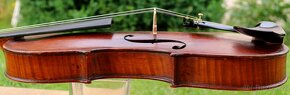 Starožitné ITALSKÉ housle z roku 1880 - 17