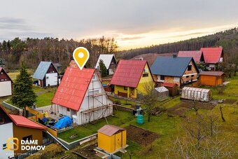 Prodej chaty, 48 m2 - Fryšták - Vítová, pozemek 374 m2 - 17