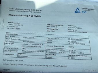 Toyota Avensis 1.8i 108kW park. kamera, navigace 2011 - 17