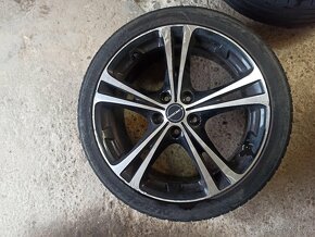 4x letní pneu s ALU disky - 225/40/ZR18 92Y ET50 - 17