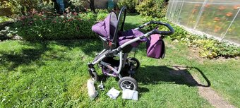 Krásný multifunkční kočárek LARGO -pěkný zachovalý - 17