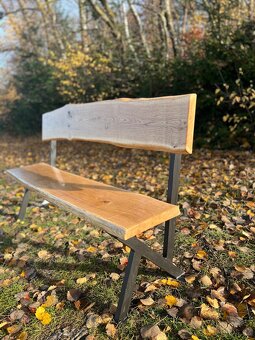 Zahradní lavička :DUB - doprava zdarma - 17