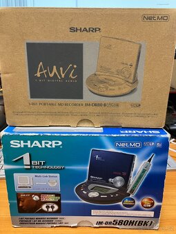 Sharp IM-DR580H NET mdlp minidisc walkman + extra IM-DR80 - 17