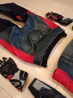 Honda Repsol-Pánská kožená moto kombinéza, originál Honda - 17