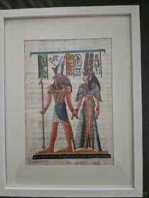 Papyrus Egypt zarámované - 17