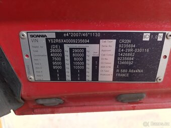 Tahač návěsů SCANIA R580 A64NA, plus návěs Goldhofer STZ-L - 17