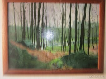 RUČNĚ MALOVANÉ OBRAZY-VÁNOČNÍ SLEVA - 17