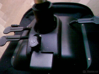 Kancelářské křeslo zn. Dauphin, chrom, černé čalounění - 17