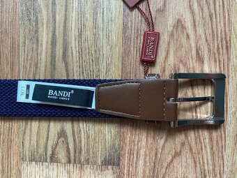 Nový pánský pružný opasek Bandi - L/XL, modrý do fialové - 17