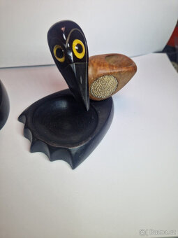 Art Deco YZ Cherry Amber Faturan Nutbirds, Match Striker - H - 17