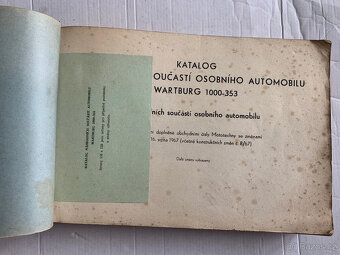 Wartburg 1000 353W – soubor knih, příruček a prospektů - 17