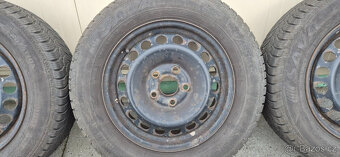 Plechové disky Škoda VW 5x112 6x15 ET47 195/65r15 zimni - 17