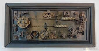 STEAMPUNK RECYCLE ART - PATINOVANÝ KOV. AUTORSKÁ TVORBA - 17