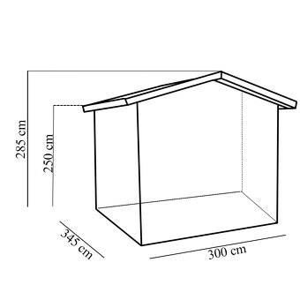 zahradnik domek sklad  3x3m - 17