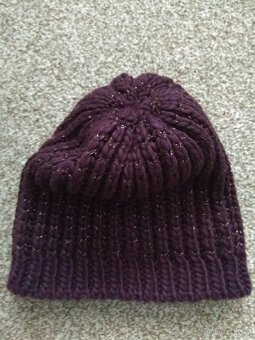 Nové dámské pletené sety - čepice, šála/kruhová šála - 17