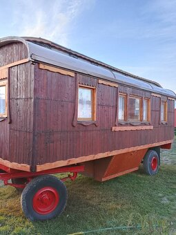 Obytná Maringotka Historická 1926 Oberlicht Wagen - 17