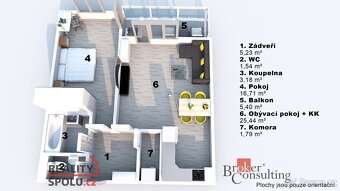 Prodej, byty/2+kk, 54 m2, Antonína Petrofa 2113/10, 50009 Hr - 17