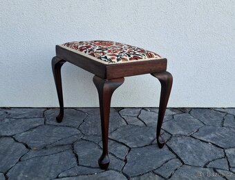 Secesní jídelní židle THONET + taburet - 17