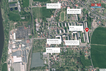 Pronájem bytu 1+1, 40 m², Děčín, ul. Pražská - 17
