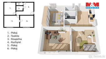 Prodej bytu 3+kk v Trutnově, ul. U Hřiště - 17