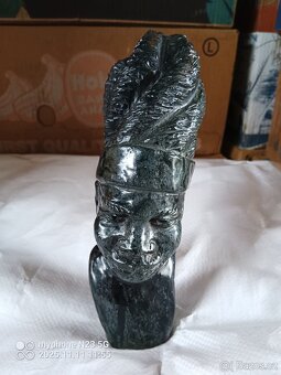 stare africke egyptske masky sosky po cestovateli sberateli - 17