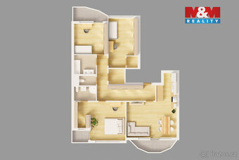 Prodej bytu 4+kk, 113 m², Praha, ul. Ocelkova - 17