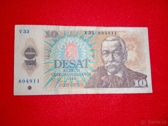 Československé bankovky 13 ks + 2 ks - celkem 15 ks - 17