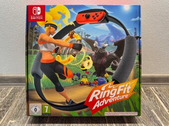 Nintendo Switch OLED, druhá sada Joy-Con, Ring Fit Adventure - 17