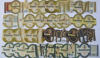 pivní etikety Praha Smíchov Staropramen sbírka 1050ks - 17