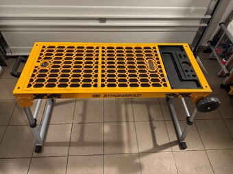 STRONGBOLD StrongBench B910 – multifunkční skládací stůl TOP - 17