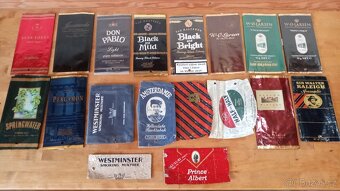 Plechovky, obaly, sáčky od tabáku, cigaret viz foto - 17