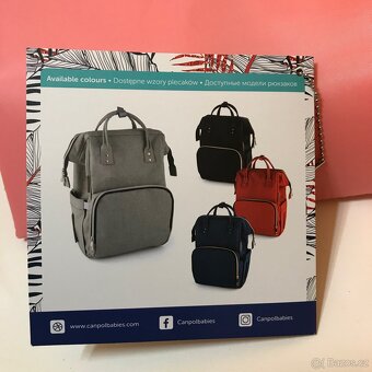 Přebalovací batoh nový zn. Canpol Babies - 17