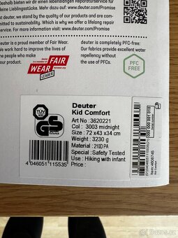 Krosna na dítě Deuter Kid Comfort – jako nová - 17