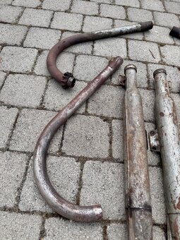 Jawa ČZ malá kývačka i půlbuben - výfuky - 17