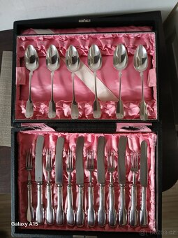 STAROZITNE STRIBRNE PRIBORY RAKOUSKO-UHERSKO - 17